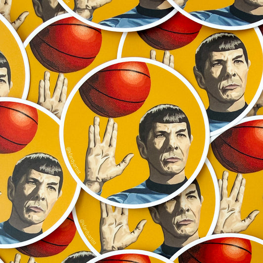 Swish Long And Prosper - round 3" sticker