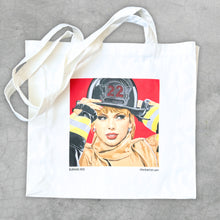 Load image into Gallery viewer, Burning Red tote bag
