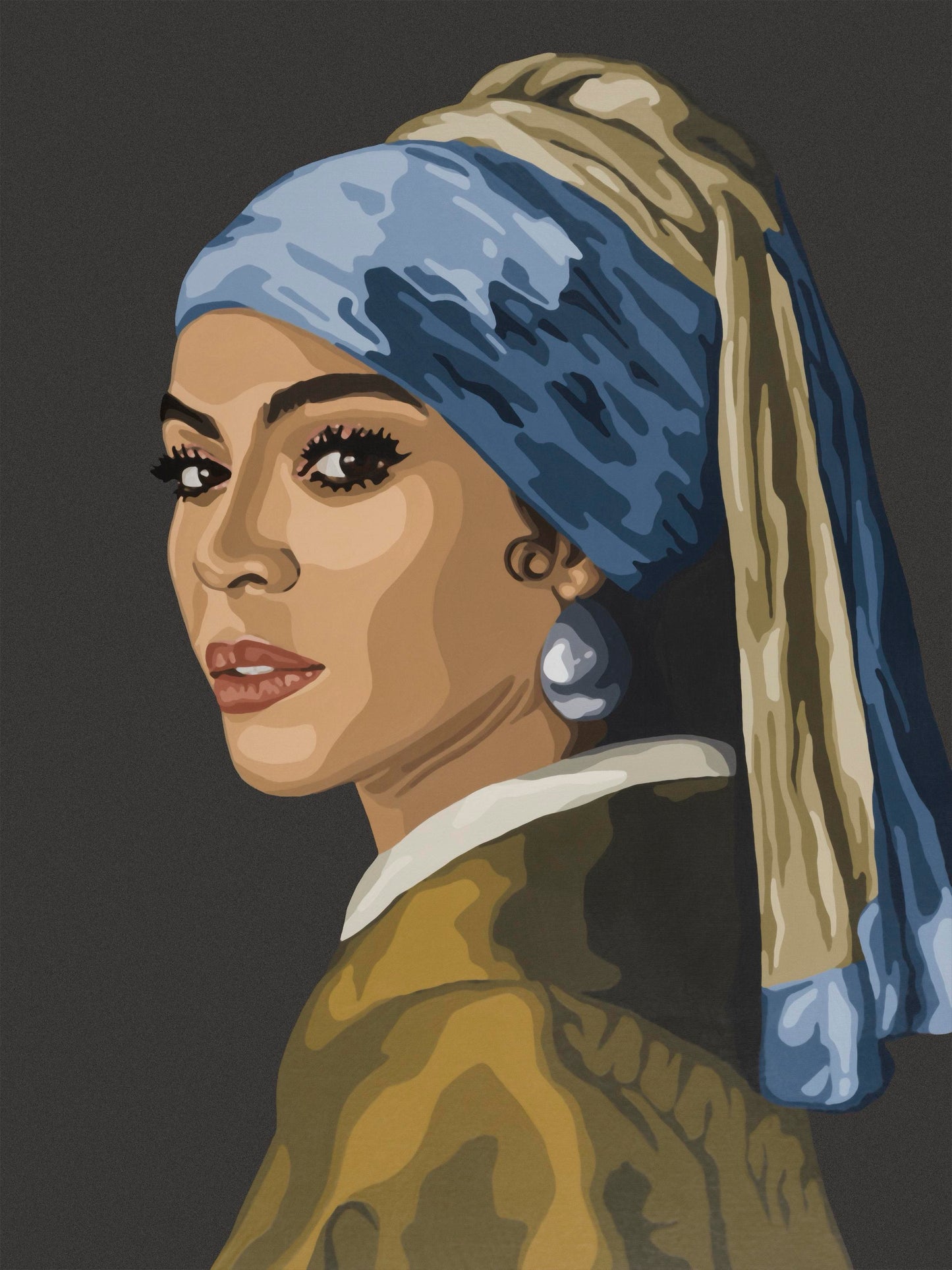 Beyoncé With A Pearl Earring  |  12x16"