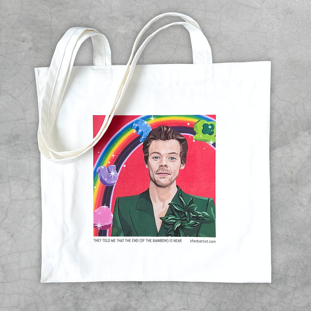 They Told Me That The End (Of The Rainbow) Is Near tote bag