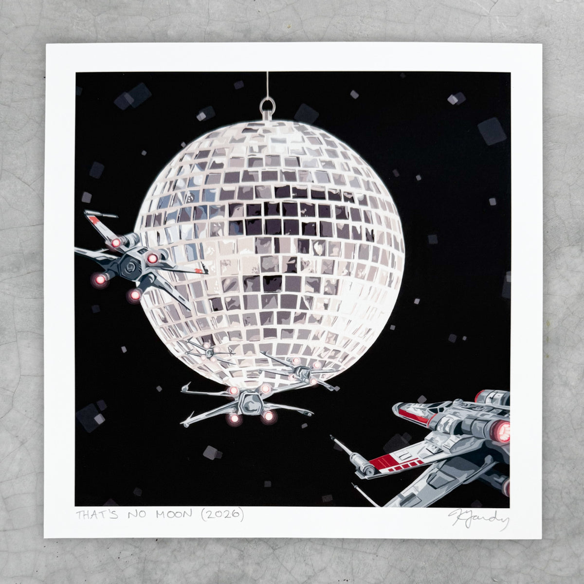 Print - That's No Moon (3 sizes)