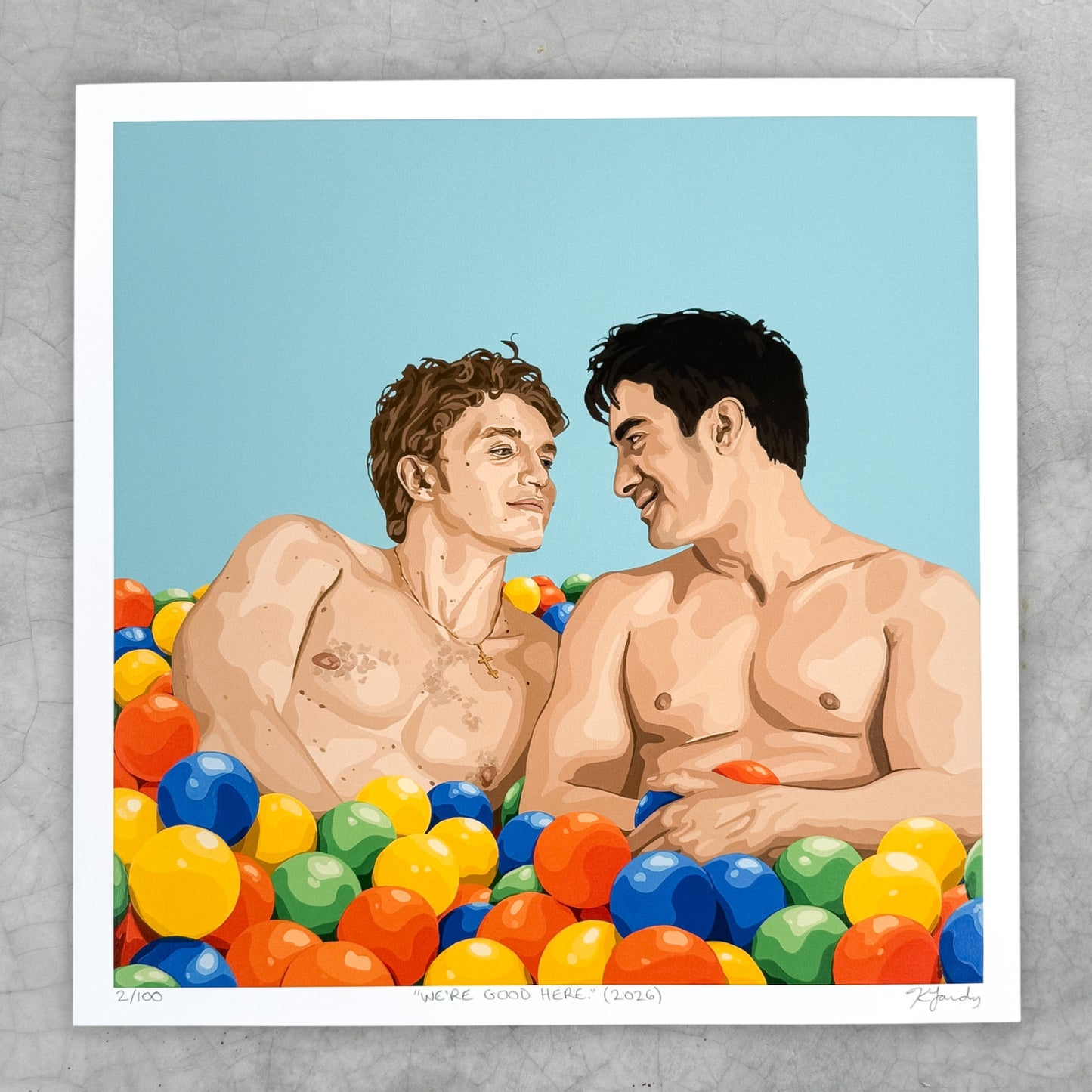 Print - "We're Good Here." (3 sizes)