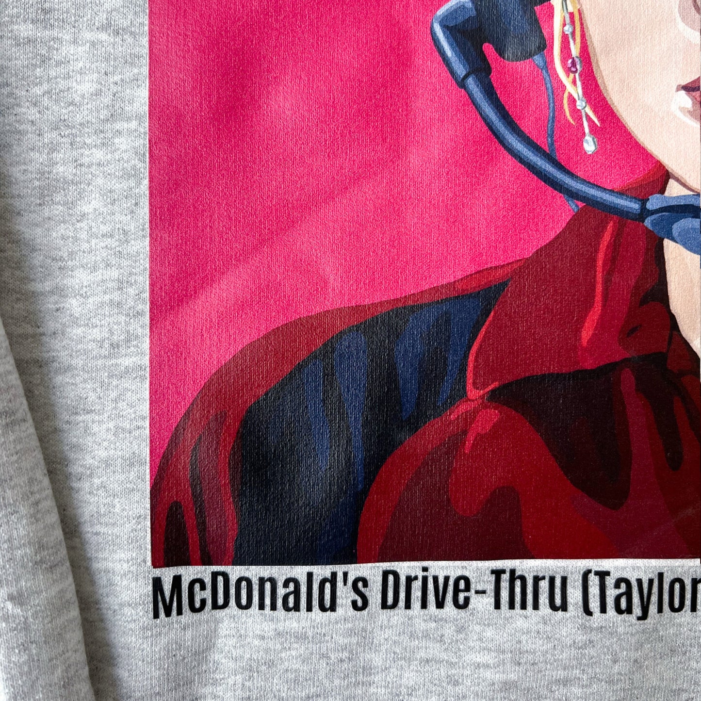 Drive Thru (Taylor's Version) grey crew sweatshirt