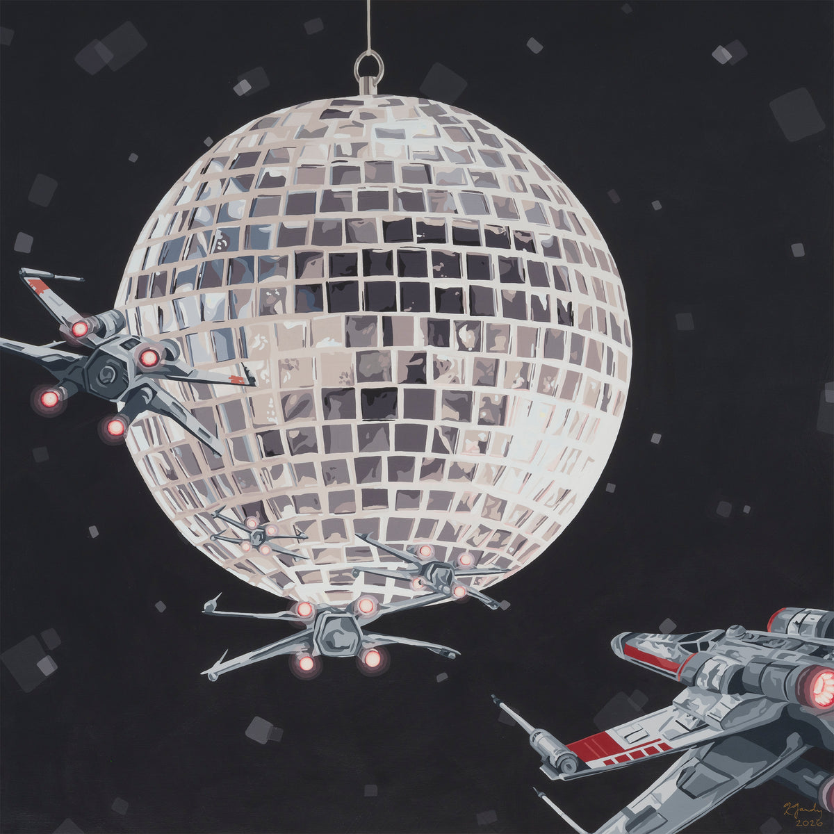 That’s No Moon  |  24x24”