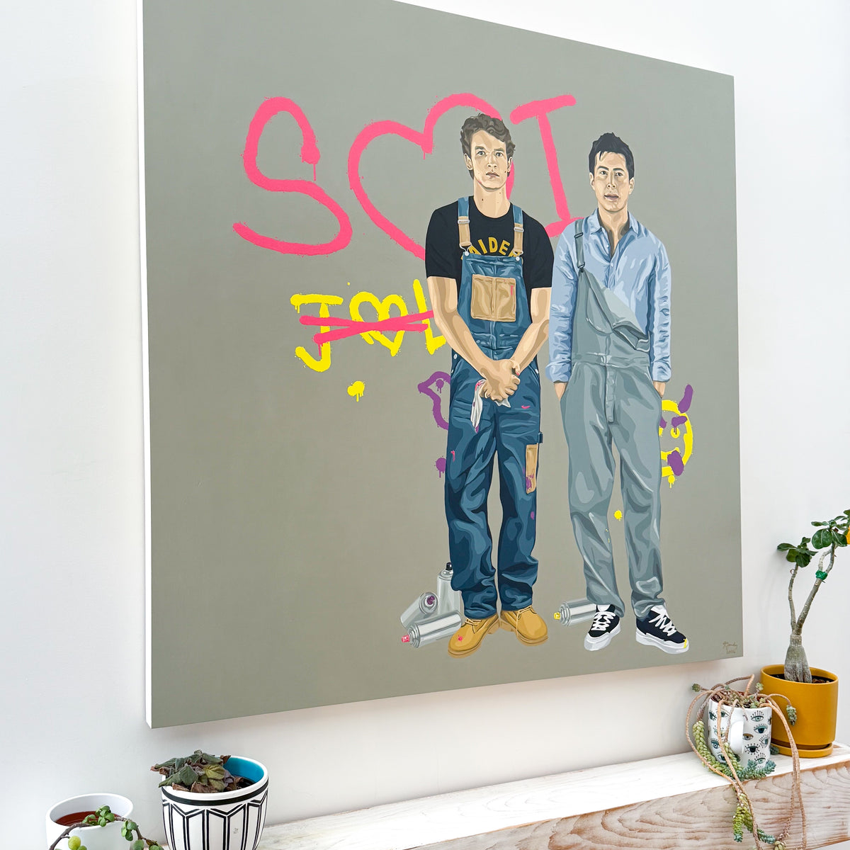 Farewell To Jane And Lily  |  36x36”