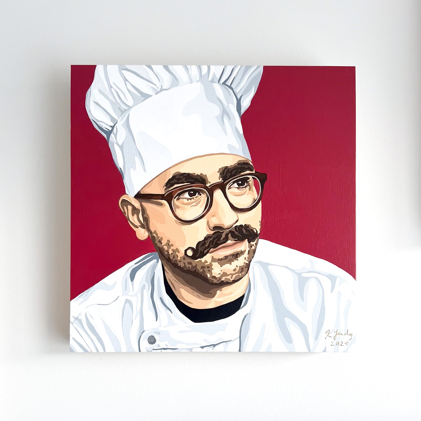 Dan Levy Knows How To Fold In The Cheese | 12x12”