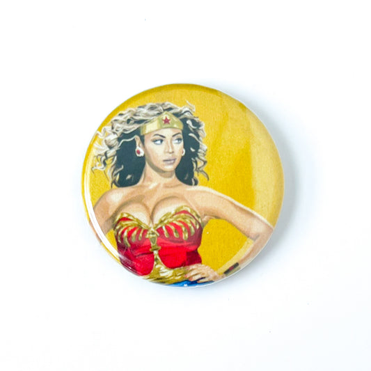 Beyonce superhero 1.25" fridge magnet