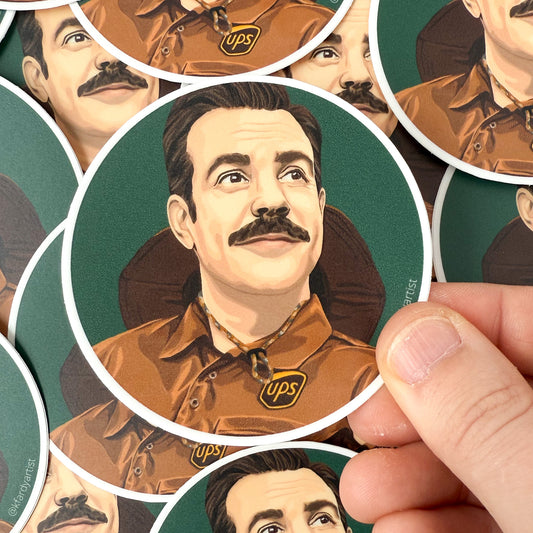 Coach Tries A New Uniform - round 3" sticker
