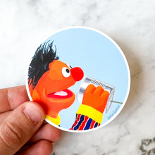 Load image into Gallery viewer, Ernie round 3&quot; sticker
