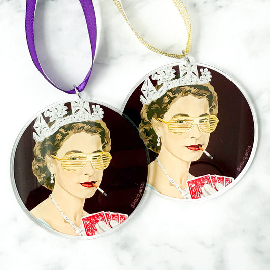 I've No Need To Bluff With A Royal Flush - Christmas tree ornament