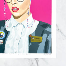 Load image into Gallery viewer, Fine art print  - Janelle Monáe Doesn&#39;t Believe In Late Fees (2 sizes)
