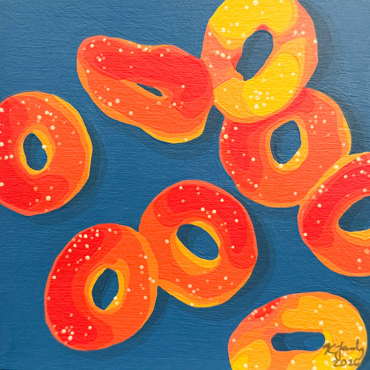 Peach Rings  |  6x6"