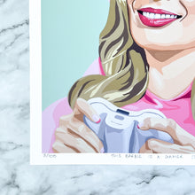 Load image into Gallery viewer, Fine art print  - This Barbie Is A Gamer (2 sizes)
