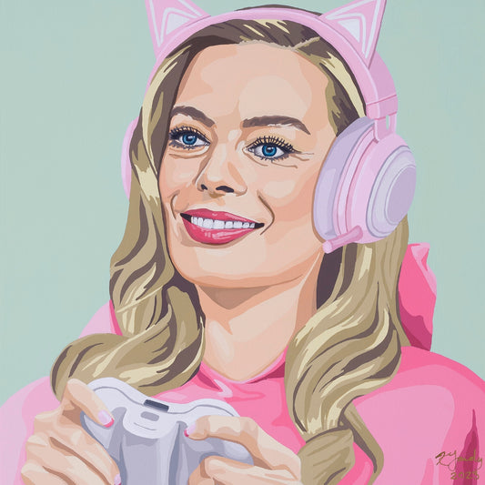 Print - This Doll Is A Gamer (2 sizes)