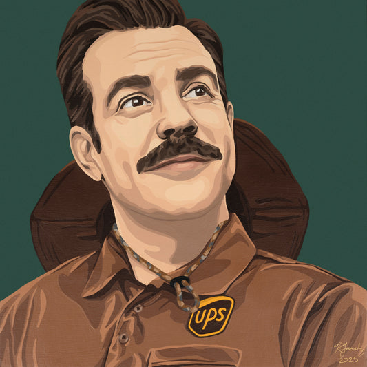 Print - Coach Tries A New Uniform (2 sizes)
