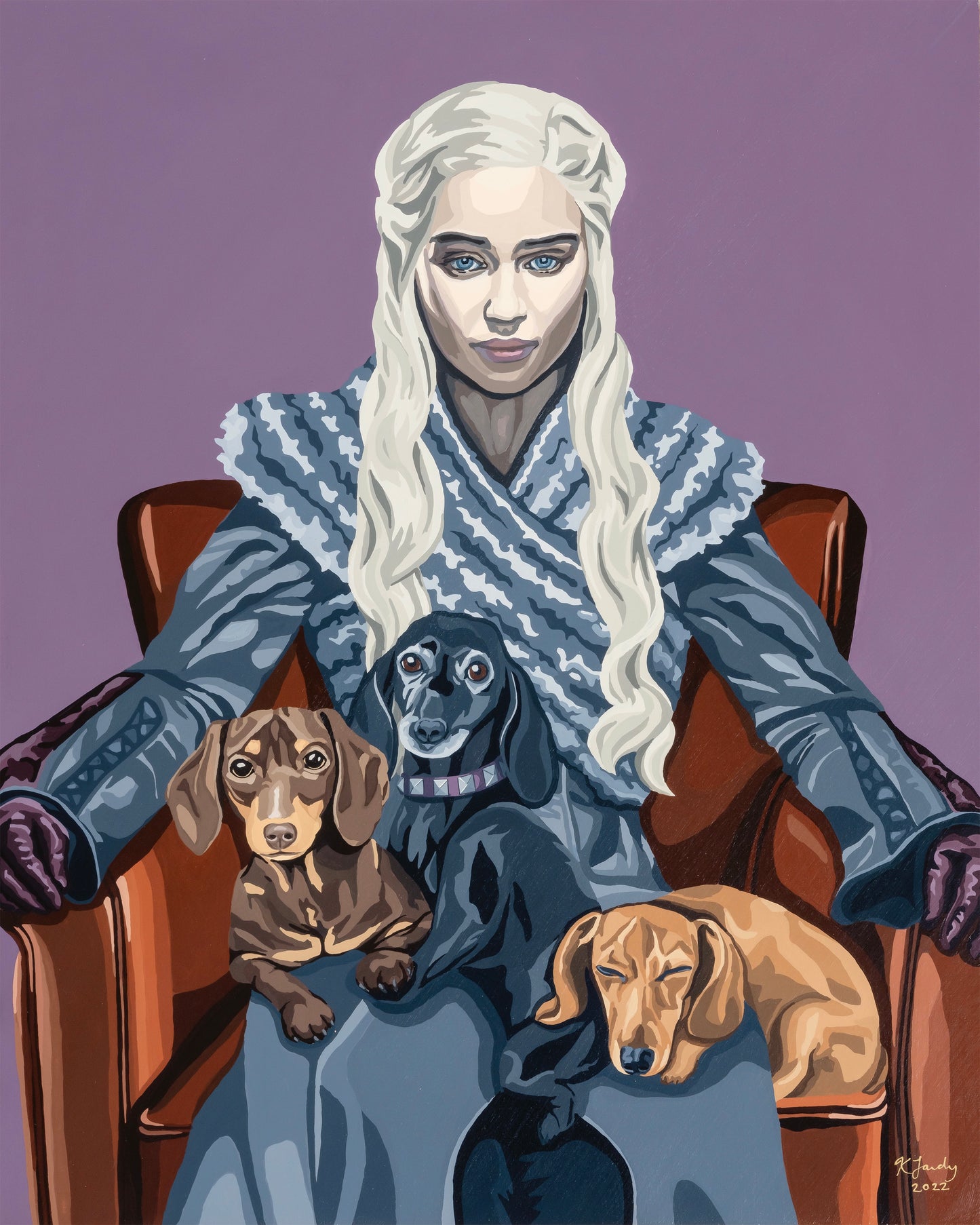 Mother of Dachshunds | 20x16"