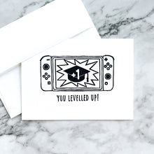 Load image into Gallery viewer, &quot;You Levelled Up&quot; graduation card

