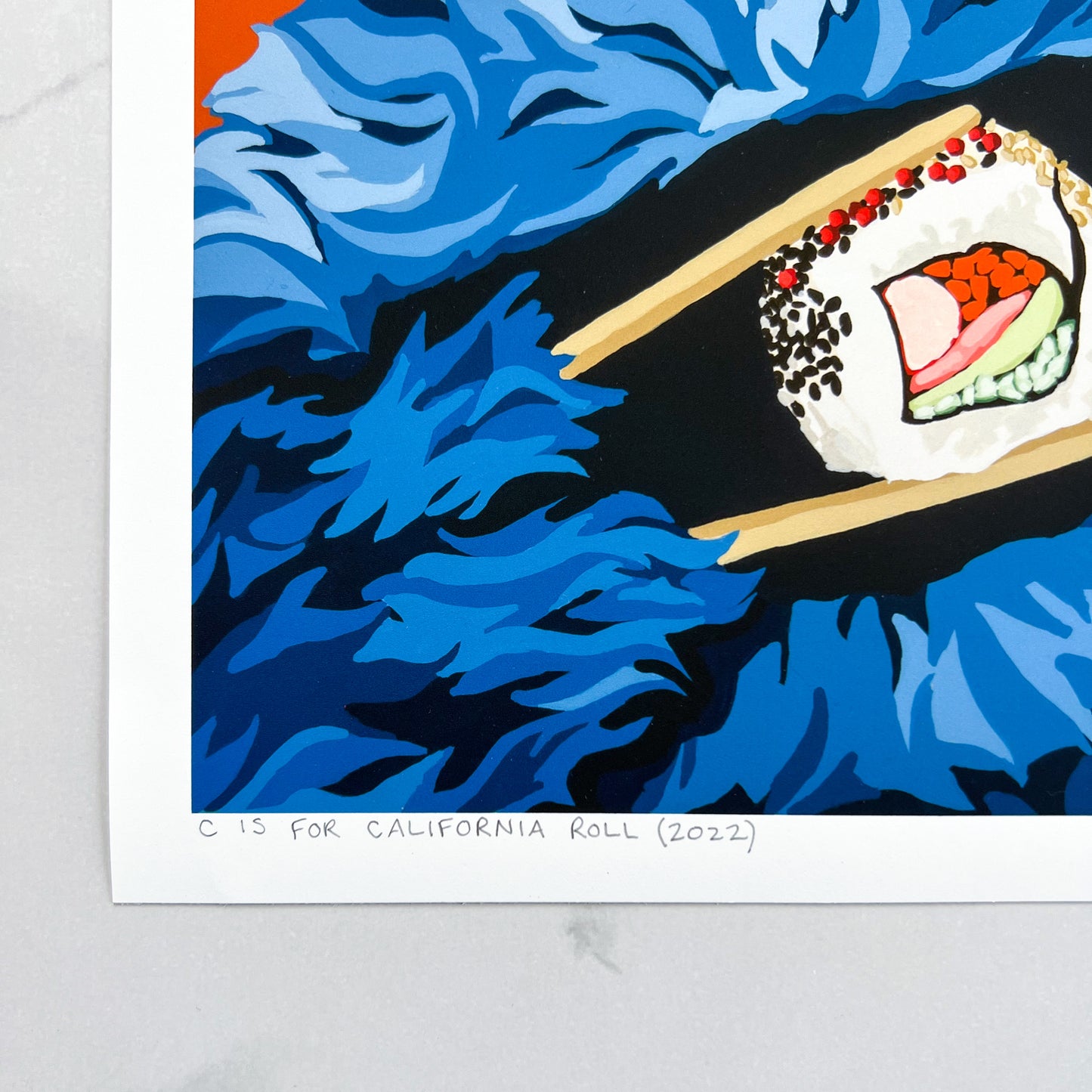 Fine art print  - C Is For California Roll (2 sizes)