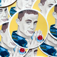 Load image into Gallery viewer, Channing Tatum round 3&quot; sticker
