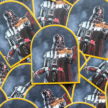 Load image into Gallery viewer, Darth Vader Playing the Violin 3&quot; arch sticker
