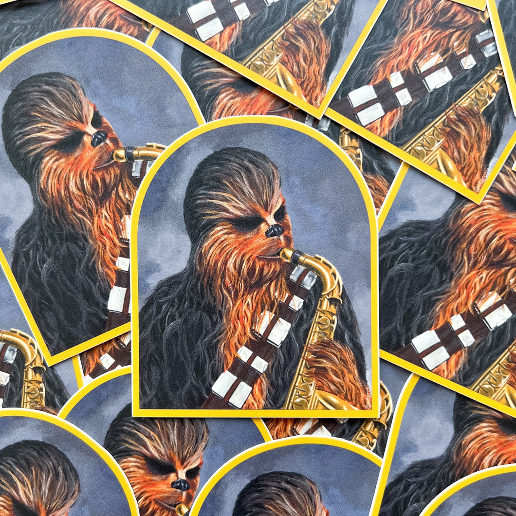 Chewbacca Playing the Saxophone 3