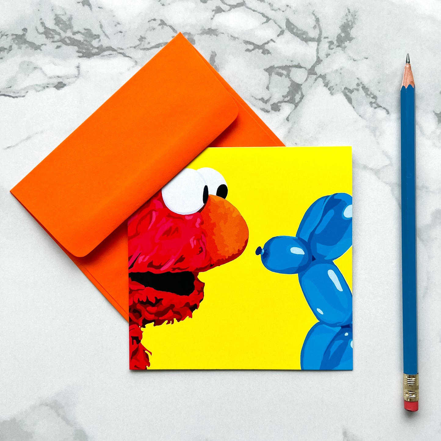 Blank greeting card  - Party Animals