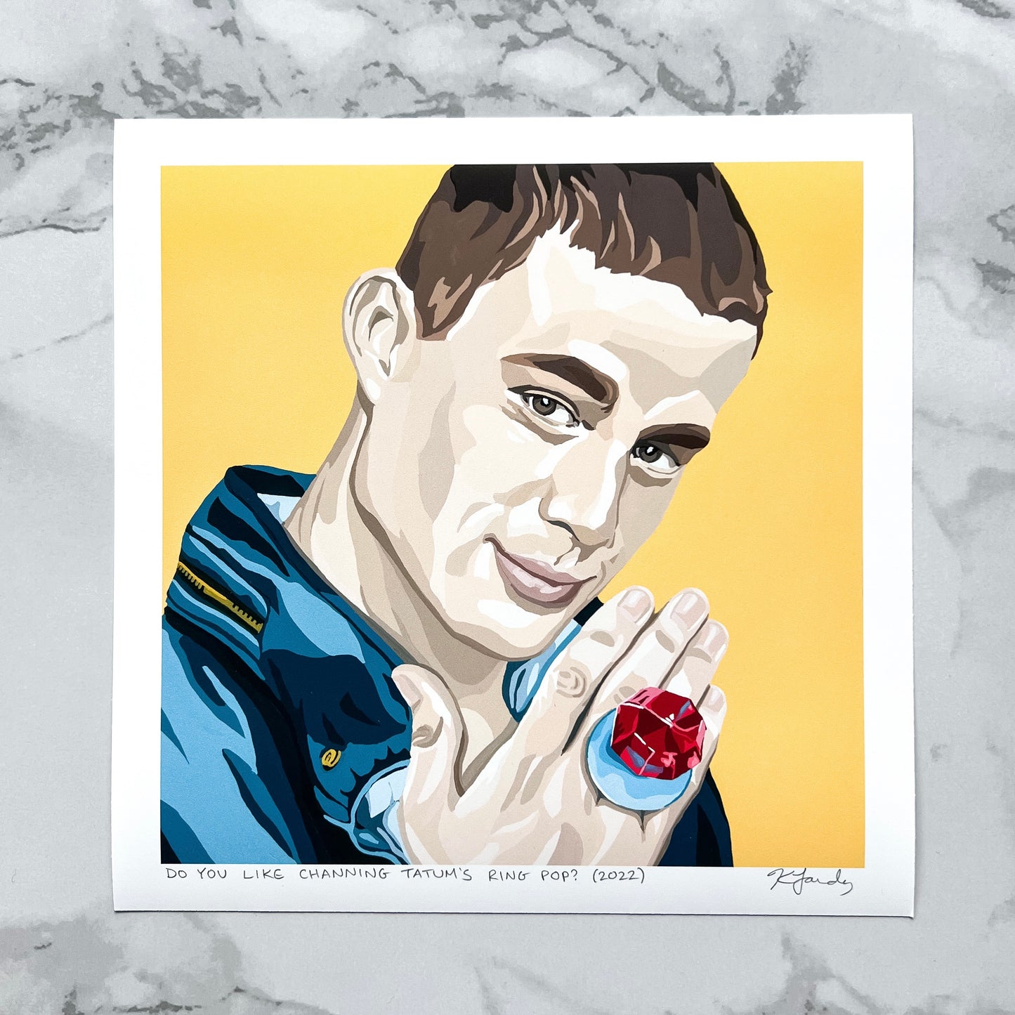 Fine art print  - Do You Like Channing Tatum's Ring Pop? (2 sizes)