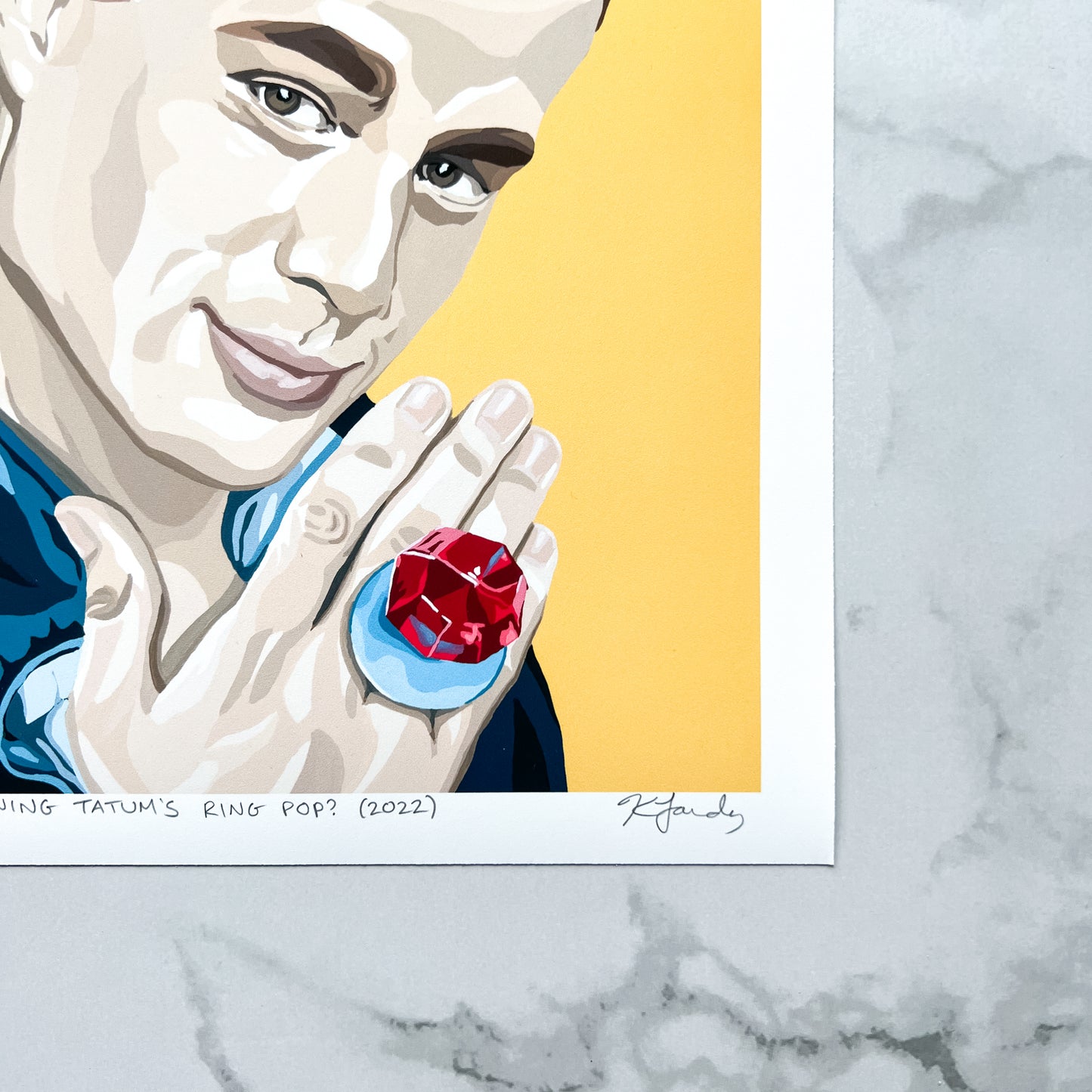 Fine art print  - Do You Like Channing Tatum's Ring Pop? (2 sizes)