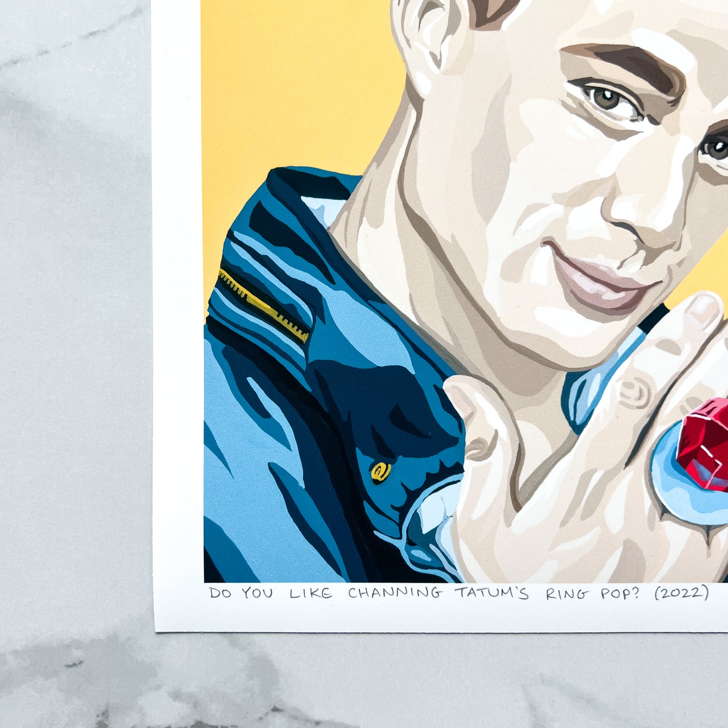 Fine art print  - Do You Like Channing Tatum's Ring Pop? (2 sizes)