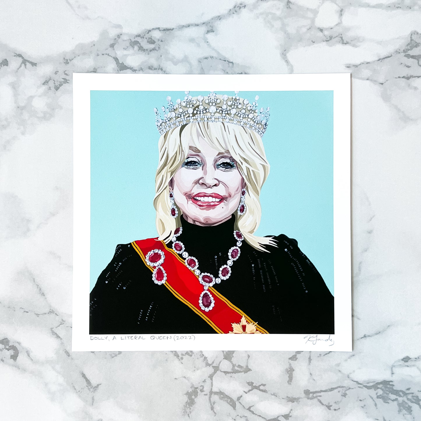 Fine art print  - Dolly, A Literal Queen (3 sizes)