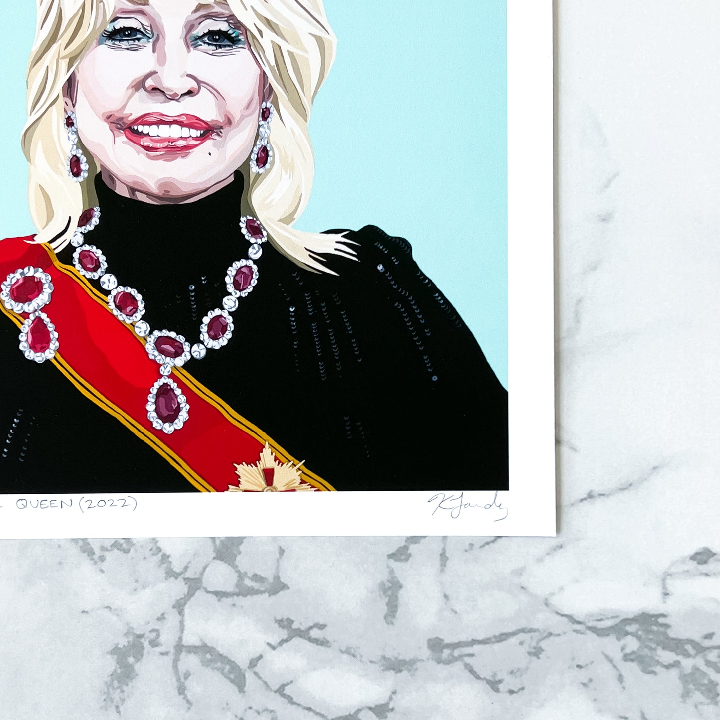 Fine art print  - Dolly, A Literal Queen (3 sizes)