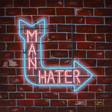 Load image into Gallery viewer, Fine art print  - My Name In Lights IV (Man Hater) | 8x8&quot;
