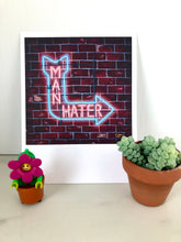 Load image into Gallery viewer, Postcard print  - &quot;My Name In Lights IV (Man Hater)&quot;
