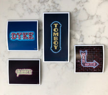 Load image into Gallery viewer, Art magnets (set of 4) - &quot;My Name In Lights&quot;
