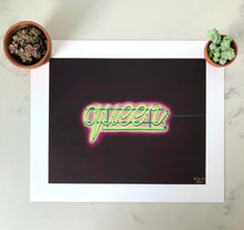 Load image into Gallery viewer, Fine art print  - &quot;My Name In Lights II (Queer)&quot; | 8x10&quot;
