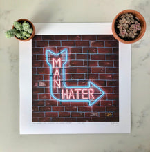 Load image into Gallery viewer, Fine art print  - &quot;My Name In Lights IV (Man Hater)&quot; | 8x8&quot;
