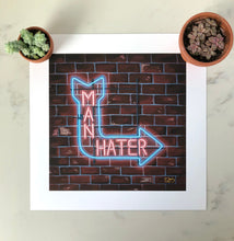 Load image into Gallery viewer, Fine art print  - &quot;My Name In Lights IV (Man Hater)&quot; | 8x8&quot;
