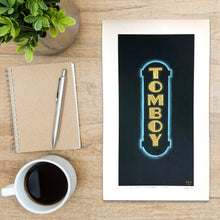 Load image into Gallery viewer, Fine art print  - &quot;My Name In Lights III (Tomboy)&quot; | 11x5.5&quot;

