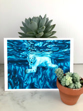 Load image into Gallery viewer, Postcard print  - &quot;Polar Dip&quot;
