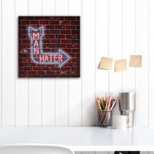 Load image into Gallery viewer, My Name In Lights IV (Man Hater) | 12x12&quot;
