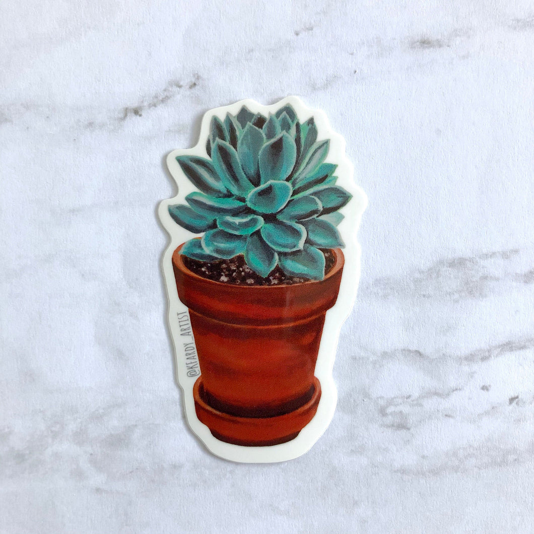Plant sticker - Echeveria Succulent