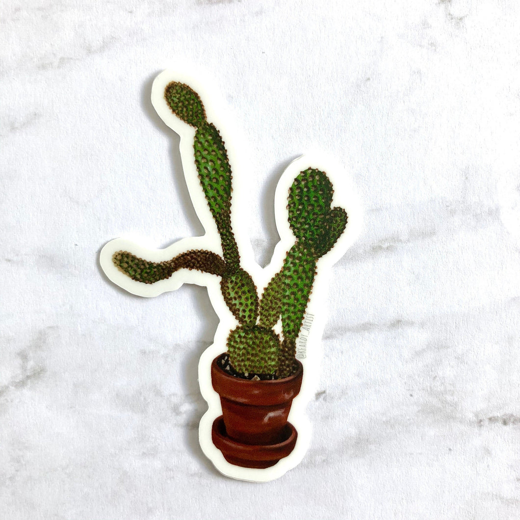 Plant sticker - Prickly Pear Cactus