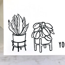Load image into Gallery viewer, &quot;You Grow Girl&quot; hand-stamped card
